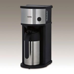 ECF-700-SBK【税込】 サーモス 真空断熱ポット　コーヒーメーカー　ステンレスブラック THERMOS [ECF700SBK]【返品種別A】【2sp_120706_b】【送料無料】【期間限定特価！】【Joshinは平成20/22年度製品安全対策優良企業 連続受賞・プライバシーマーク取得企業】送料0 ★