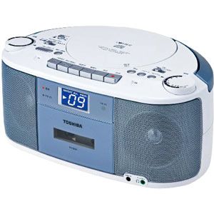 TY-CDS5-L【税込】 東芝 CDラジオカセットレコーダー（ブルー） TOSHIBA CUTE BEAT [TYCDS5L]【返品種別A】【送料無料】