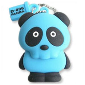 D-096-P-02BL【税込】 ソリッドアライアンス D-096 PANDA（ドクロパンダ）USBメモリー 2G（青） [D096P02BL]【返品種別A】【送料無料】【RCPmara1207】