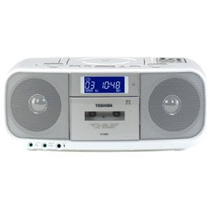 TY-CDK5-W【税込】 東芝 CDラジオカセットレコーダー　ホワイト TOSHIBA [TYCDK5W]【返品種別A】【送料無料】