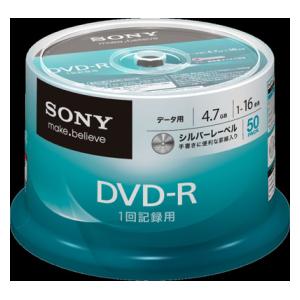 50DMR47KLDP【税込】 ソニー データ用16倍速対応DVD-R 50枚パック4.7GB シル...:jism:10614290