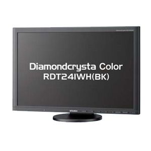 RDT241WH-BK【税込】 三菱 24.1型ワイド液晶ディスプレイ「Diamondcrysta Color」(ノングレア) [RDT241WHBK]【返品種別A】【送料無料】【8/16am9:59迄プラチナ3倍ゴールド2倍】【Joshin webはネット通販1位(アフターサービスランキング)/日経ビジネス誌2012】