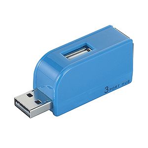 BSH3U02BL【税込】 バッファロー 3ポート USB2.0ハブ(ブルー) [BSH3U02BL]【返品種別A】