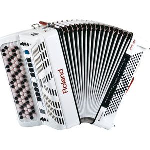 FR-3XB-WH【税込】 ローランド ボタンタイプ・Vアコーディオン　パールホワイト Roland V-Accordion [FR3XBWH]【返品種別B】【送料無料】【8/16am9:59迄プラチナ3倍ゴールド2倍】【Joshin webはネット通販1位(アフターサービスランキング)/日経ビジネス誌2012】