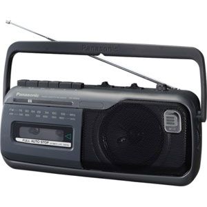 RX-M40A-H【税込】 パナソニック ラジオカセットレコーダー Panasonic [RXM40AH]【返品種別A】【送料無料】【Joshin webはネット通販1位(アフターサービスランキング)/日経ビジネス誌2012】