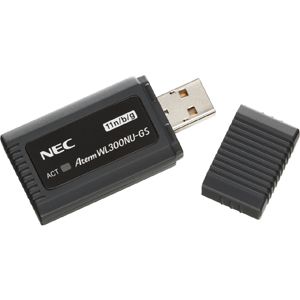 PA-WL300NU/GS【税込】 NEC 11n/b/g対応 USBスティック無線LAN端末（子機）AtermWL300NU-GS Aterm WL300NU-GS [PAWL300NUGS]【返品種別A】【送料無料】