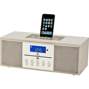 SDI-1000-W【税込】 コイズミ iPodドック搭載CDシステム　ホワイト KOIZUMI　SOUNDLOOK [SDI1000W]【返品種別A】【送料無料】