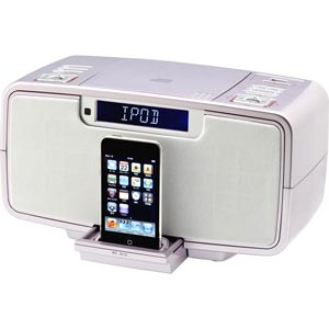 SDI-1100-P【税込】 コイズミ iPodドッキングCDシステム　ピンク KOIZUMI　SOUNDLOOK [SDI1100P]【返品種別A】【送料無料】