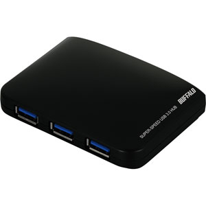 BSH4U09U3-BK【税込】 バッファロー USB3.0ハブ 4ポートタイプ バスパワー(ブラック) [BSH4U09U3BK]【返品種別A】【送料無料】【RCPmara1207】