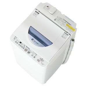 ES-TG55L-A【税込】 シャープ 5.5kg 洗濯乾燥機（ブルー系） SHARP 穴なし槽カビぎらい [ESTG55LA]【返品種別A】【送料無料】