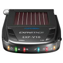 EXP-V10 ユピテル GPS内蔵レーダー探知機 ワンボディ・ソーラータイプ YUPITERU EXPARTNER [EXPV10]★4/22am9:59迄Facebookいいね(新ルール)P5倍★