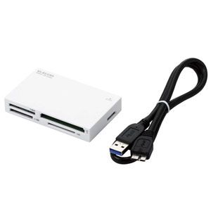 MR3-A001WH【税込】 エレコム USB3.0対応メディア対応 カードリーダ（ホワイト） [MR3A001WH]【返品種別A】