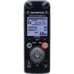 LS-7-BLK【税込】 オリンパス リニアPCM対応ICレコーダー　ブラック OLYMPUS　Linear PCM Recorder [LS7BLK]【返品種別A】【送料無料】【Joshin webはネット通販1位(アフターサービスランキング)/日経ビジネス誌2012】