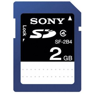 SF-2B4【税込】 ソニー SDカード Class4 2GB [SF2B4]【返品種別A】