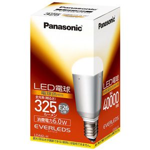 LDA6LH【税込】 パナソニック LED電球 6.0W（全光束：325 lm/電球色相当） Panasonic　EVERLEDS(エバーレッズ) [LDA6LH]【返品種別A】