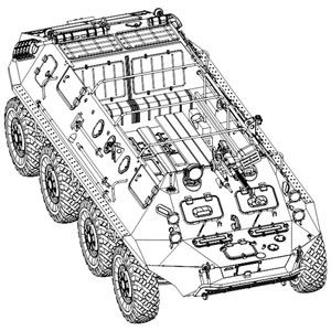 1/35 ソビエト軍 BTR-60P 装甲兵員輸送車【01542】 【税込】 トランペッター [TR01542 ソビエト BTR-60P ユソウシャ]【返品種別B】【送料無料】
