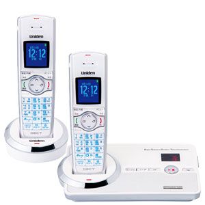 DECT30802-W【税込】 ユニデン デジタルコードレス電話機（親機コードレス＋子機1台）ホワイト Uniden 可憐 DECT3080-2 [DECT30802W]【返品種別A】【送料無料】【8/16am9:59迄プラチナ3倍ゴールド2倍】【Joshin webはネット通販1位(アフターサービスランキング)/日経ビジネス誌2012】