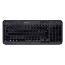 K360【税込】 ロジクール PC用2.4GHzワイヤレスキーボード(ブラック) Logicool Wireless Keyboard K360 [K360]【返品種別A】【送料無料】