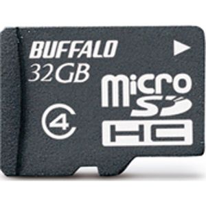 RMSD-BS32G【税込】 バッファロー microSDHCカード 32GB Class 4 [RMSDBS32G]【返品種別A】【2sp_120810_blue】