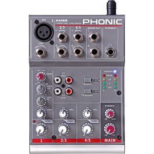 AM55(PHONIC)【税込】 フォニック コンパクトミキサー PHONIC 1-Mic…...:jism:10629693