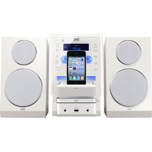 UX-LP55-W【税込】 ビクター iPod/iPhone対応ポータブルシステム (ホワイト) JVC [UXLP55W]【返品種別A】【送料無料】