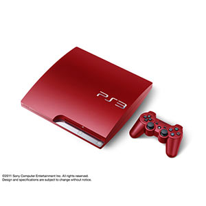 PlayStation 3 本体（スカーレット・レッド）  ソニー・コンピュータエンタテインメント [CECH3000BSRPS3 320GB]／※FacebookでP5倍は11/25am9:59迄。いいね&エントリー要