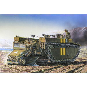 1/72 LVT-4 ウォーター・バッファロー ＆ 1/4トン4WDトラック【7389】 【税込】 ドラゴンモデル [DR 7389 Water Buffalo]【返品種別B】