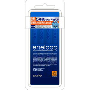 HR-4UTGB-8【税込】 サンヨー ニッケル水素電池 単4形（8本入） SANYO eneloop [HR4UTGB8]【返品種別A】【2sp_120810_blue】