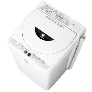 ES-F45LC-W【税込】 シャープ 4.5kg 全自動洗濯機　ホワイト系 SHARP　ES-FG45L のJoshinオリジナルモデル [ESF45LCW]【返品種別A】【送料無料】
