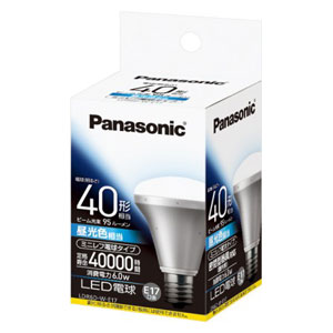 LDR6DWE17【税込】 パナソニック LED電球　ミニレフ電球タイプ6.0W（全光束：390 lm/昼光色相当） Panasonic　EVERLEDS(エバーレッズ) [LDR6DWE17]【返品種別A】