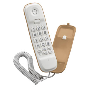 UTP-100-LA【税込】 ユニデン インテリア電話機　カフェラテ Uniden [UTP100LA]【返品種別A】