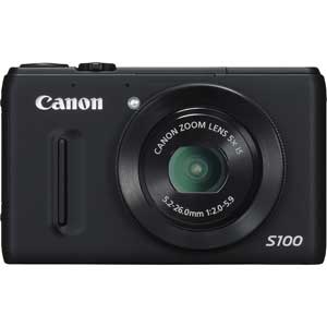 PS-S100-BK【税込】 キヤノン デジタルカメラ「PowerShot S100」（ブラック） CANON　PowerShot(パワーショット) S100 [PSS100BK]【返品種別A】【送料無料】