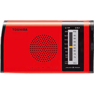 TY-JR50-R【税込】 東芝 防水形充電ラジオ　レッド TOSHIBA [TYJR50R]【返品種別A】【送料無料】