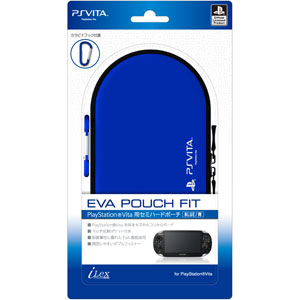 【PS Vita】EVAポーチFIT（ブルー） 【税込】 アイレックス [ILXVT043]【返品種別B】