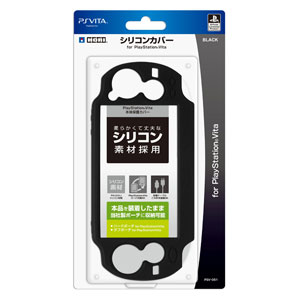 【PS Vita】シリコンカバー for PlayStation(R)Vita（ブラック） 【税込】 ホリ [PSV-051シリコンカバーブラッ]【返品種別B】【8/16am9:59迄プラチナ3倍ゴールド2倍】【Joshin webはネット通販1位(アフターサービスランキング)/日経ビジネス誌2012】