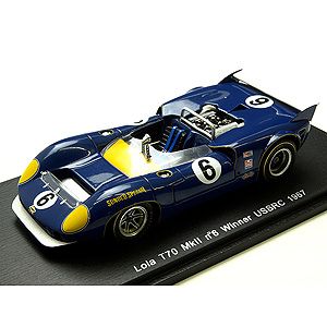 1/43 ローラ T70 MkII 1967年USSRC 優勝 #6【S1145】 【税込】 スパーク [S1145 ローラ T70 MkII #6]【返品種別B】【送料無料】【RCPmara1207】