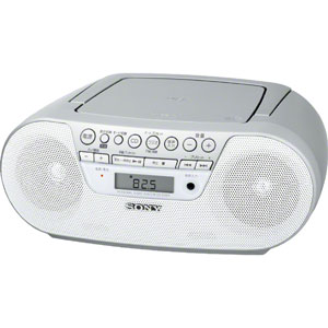 ZS-S10CP-W ソニー CDラジオ ホワイト SONY [ZSS10CPW]★7/16am9:59迄★ポイント2倍／Facebookいいね+エントリーでP5倍★