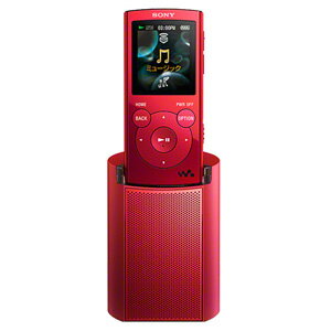 NW-E063K-R【税込】 ソニー ウォークマン Eシリーズ 4GB(レッド)Dockスピーカー付きモデル SONY Walkman [NWE063KR]【返品種別A】【送料無料】