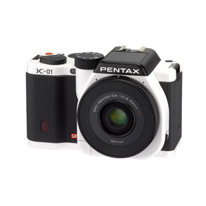 K-01-LK-WH/BK【税込】 ペンタックス 「PENTAX K-01」レンズキット（ホワイト×ブラック） [K01LKWHBK]【返品種別A】【送料無料】【RCPmara1207】