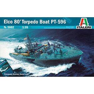 1/35シップシリーズ 5602 ELCO 80フィート魚雷艇 PT-596（写真資料集付）【38602】 【税込】 イタレリ [イタレリ5602ギヨライテイ]【返品種別B】【送料無料】