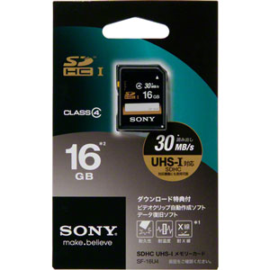 SF-16U4【税込】 ソニー SDHCメモリーカード 16GB CLASS4対応 UHS-1 [SF16U4]【返品種別A】【送料無料】