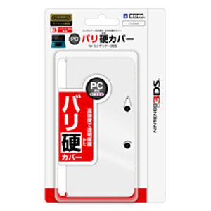 【3DS専用】PCバリ硬カバー for ニンテンドー3DS　クリア 【税込】 ホリ [3DS-064]【返品種別B】