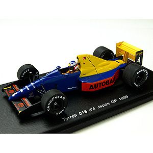 1/43 ティレル 018 1989年 日本GP #4 J.Alesi【S1880】 【税込】 スパーク [スパ-ク S1880 ティレル #4 J.Alesi]【返品種別B】【送料無料】