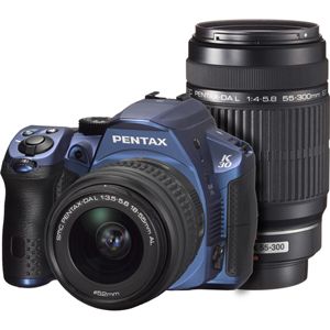 K-30-WZ-Sブルー【税込】 ペンタックス デジタル一眼レフカメラ「PENTAX K-30」ダブルズームキット（シルキーブルー）※オーダーカラー [K30WZSブル]【返品種別A】【送料無料】