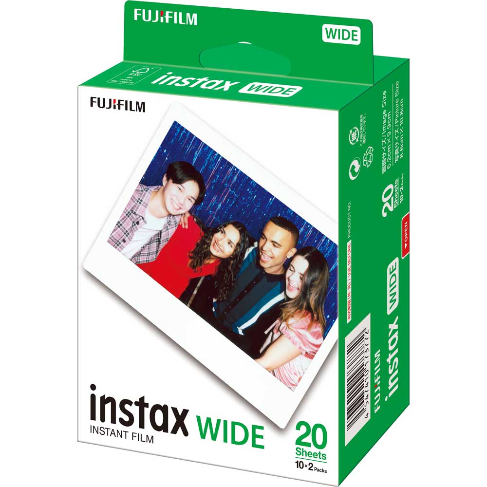 INSTAX WIDE K R 2【税込】 富士フイルム インスタントカラーフィルム instax WIDE　2パック品（10枚入×2） [INSTAXWIDEKR2]【返品種別A】【送料無料】【Joshin webはネット通販1位(アフターサービスランキング)/日経ビジネス誌2012】