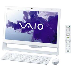 VPCJ249FJ/W【税込】 ソニー デスクトップパソコン VAIO Jシリーズ（Office Home and Business 搭載） [VPCJ249FJW]【返品種別A】【送料無料】【8/16am9:59迄プラチナ3倍ゴールド2倍】【Joshin webはネット通販1位(アフターサービスランキング)/日経ビジネス誌2012】