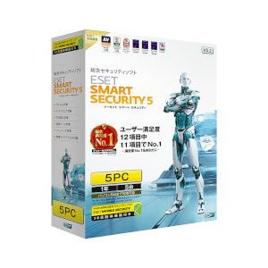 ESET Smart Security V5.2 5PC（7/12発売予定）【税込】 パソコンソフト キヤノンITソリューションズ 【返品種別A】【送料無料】【RCPmara1207】