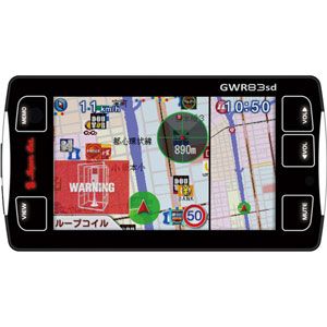 GWR83SD ユピテル GPS内蔵 レーダー探知機 YUPITERU Super Cat [GWR83SD]★9/24am9:59迄★ポイント3倍／Facebookいいね(新ルール)P5倍★