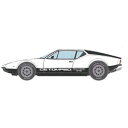 1/43 デ・トマソ・パンテーラ GTS 1973 ホワイト&ブラック【VM063E】 メイクアップ
