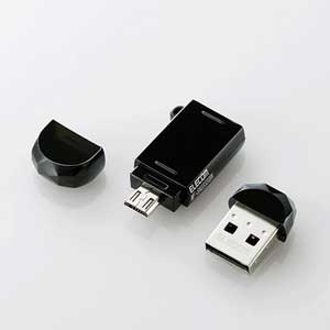 MF-SAU316GBK【税込】 エレコム USB3.0対応 スマホ、タブレット対応USB…...:jism:11036645